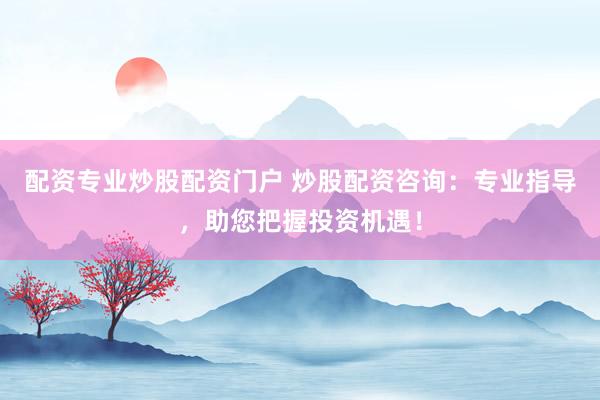 配资专业炒股配资门户 炒股配资咨询：专业指导，助您把握投资机遇！