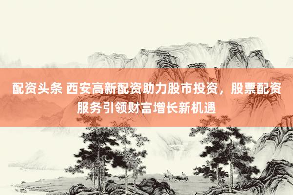 配资头条 西安高新配资助力股市投资，股票配资服务引领财富增长新机遇