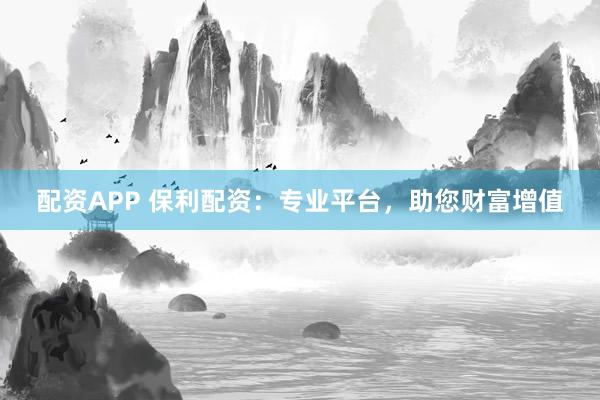 配资APP 保利配资:专业平台,助您财富增值